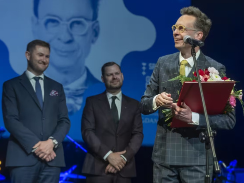 Dr Jasek Kołtan z nagroda Splendor Gedanensis