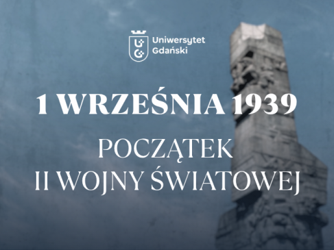 Grafika z motywem pomnika na Westerplatte - 1 września 1939 - początek II wojny światowej