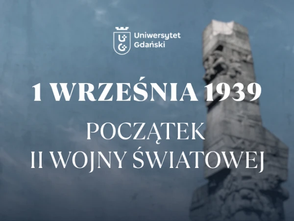 Grafika z motywem pomnika na Westerplatte - 1 września 1939 - początek II wojny światowej