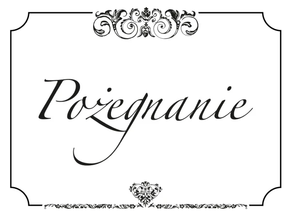 Grafika Pożegnania