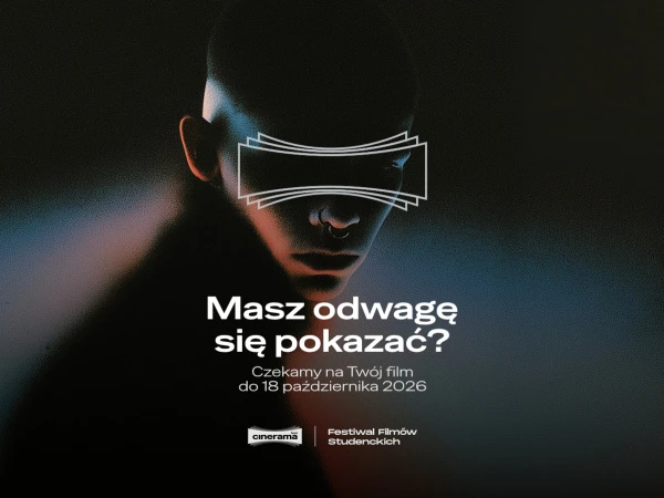 Grafika 10. edycji Festiwalu Filmów Studenckich Cinerama Fest