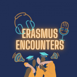 Baner audycji Erasmus Encounters