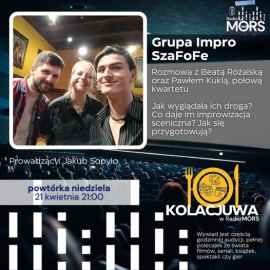 Baner zapowiadający audycję