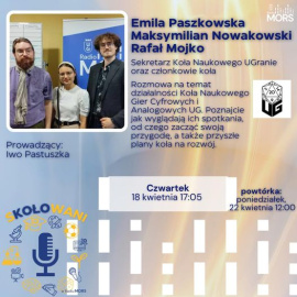 Baner zapowiadający audycję