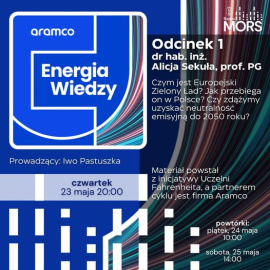 Baner zapowiadający audycję