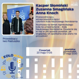 Baner zapowiadający audycję