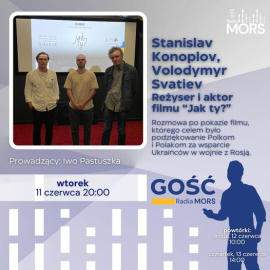 Baner zapowiadający audycję