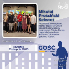 Baner zapowiadający audycję