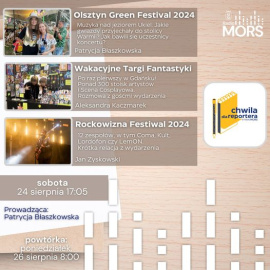 Baner zapowiadający audycję