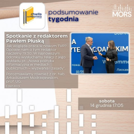 Baner zapowiadający audycję