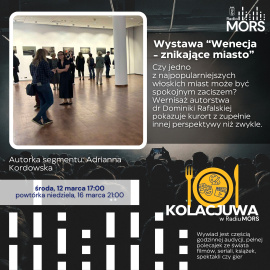 Grafika zapowiadająca audycję