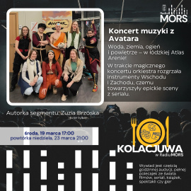 Grafika zapowiadająca audycję