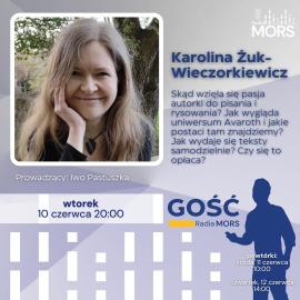 Grafika zapowiadająca audycję