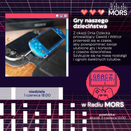 Grafika zapowiadająca audycję