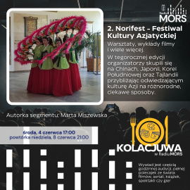 Grafika zapowiadająca audycję