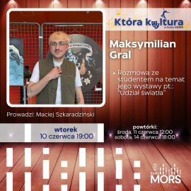 Grafika zapowiadająca audycję