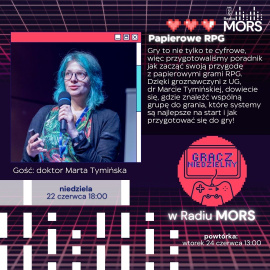 Grafika zapowiadająca audycję