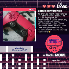 Grafika zapowiadająca audycję