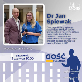 Grafika zapowiadająca audycję