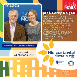 Grafika zapowiadająca audycję