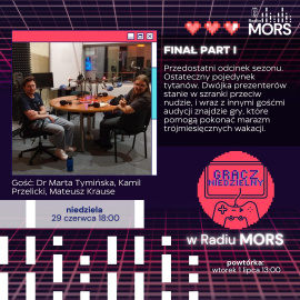 Grafika zapowiadająca audycję