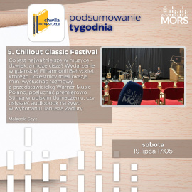 Grafika zapowiadająca audycję