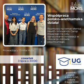 Grafika zapowiadająca audycję