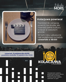 Grafika zapowiadająca audycję