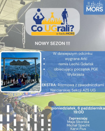 Grafika zapowiadająca audycję