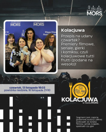 Grafika zapowiadająca audycję