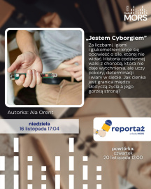 Grafika zapowiadająca audycję