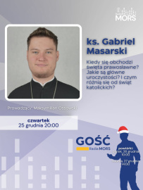 Grafika zapowiadająca audycję