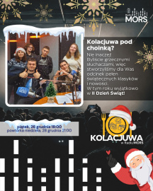 Grafika zapowiadająca audycję