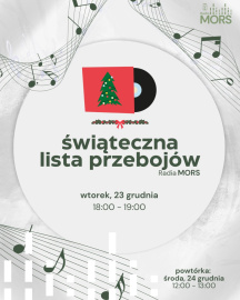 Grafika zapowiadająca audycję
