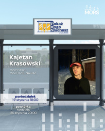 Grafika zapowiadająca audycję
