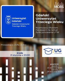 Grafika zapowiadająca audycję