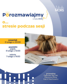 Grafika zapowiadająca audycję