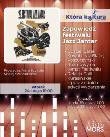 Grafika zapowiadająca audycję