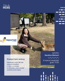 Grafika zapowiadająca audycję