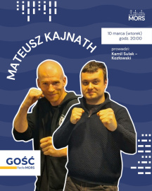 Grafika zapowiadająca audycję