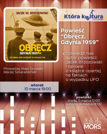 Grafika zapowiadająca audycję