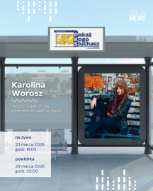 Grafika zapowiadająca audycję