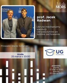 Grafika zapowiadająca audycję