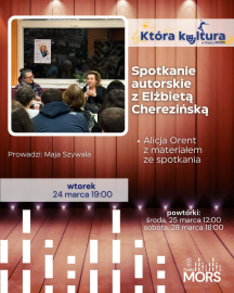 Grafika zapowiadająca audycję