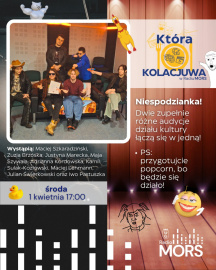 Grafika zapowiadająca audycję
