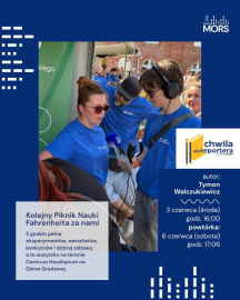 Grafika zapowiadająca audycję
