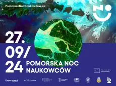 Pomorska Noc Naukowców - grafika - zdjęcie z satelity