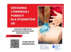 Kafel szkolenia z pierwszej pomocy dla studentów UG