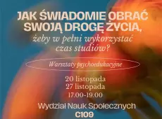 Grafika warsztaty psychoedukacyjne 20 i 27 listopada