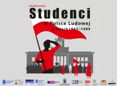 Grafika konferencja Studenci w Polsce Ludowej